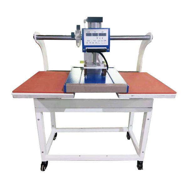 Slide up Double Station Pneumatic Motor Large Format Sublimation Press Pneumatic Hot Press 40x60cm