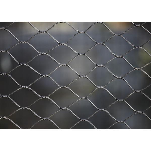 SS304 316 Cable Mesh Net/Wire Rope Fence for Tensile Project X tend mesh