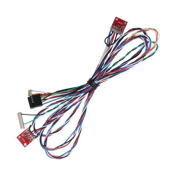 Combined Customized Cable JST RF-10 To DF13-14S-1.25C DF13-5S-1.25C And SEN-13314 Cable Connector Assembly