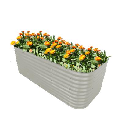 Bottomless Galvanized Metal Garden Boxes With Installing Gloves Easy To Assembly