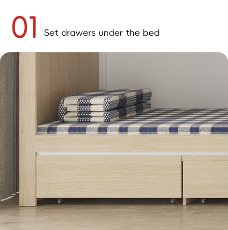 Настройка многофункциональный однокапсульный подшипник Twin Loft школа общежитие ложак с лестницей Стол и подсказка