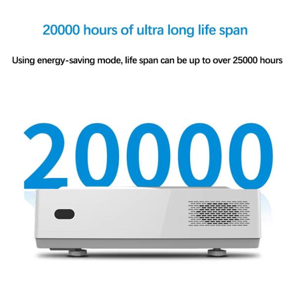 DLP Ultra Throw Projectors Short Throw Projector Laser Smart Projector For Cinema Theater Classroom Movie Wall Screen