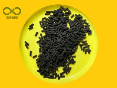 H2S Capacidade 0,150 g/cm3 Pellet de Carvão Ativado Impregnado para Adsorção de Gás Ácido