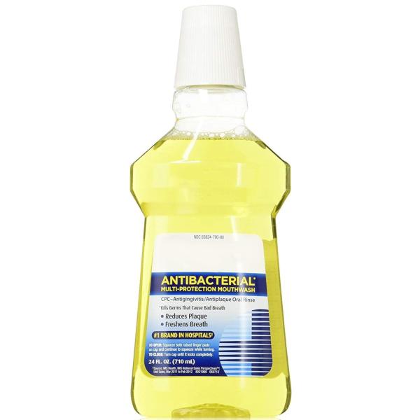 Antibacterial Multi Protection Mouthwash 24 Oz 5 Pack Plaque Removal OEM Logo