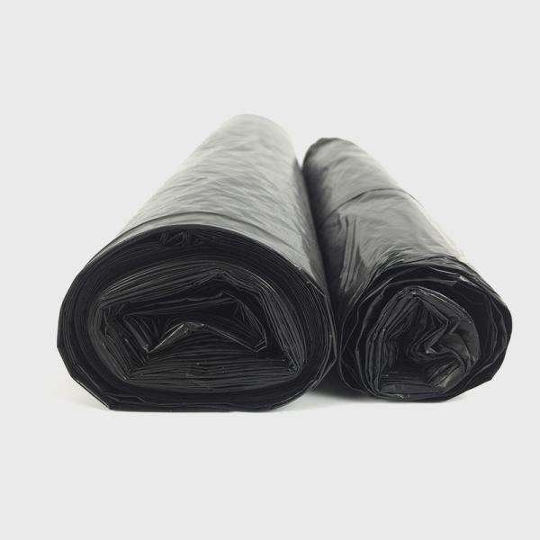 Black Bio Compostable Waste Bags 1 Or 2 Sides Printing Anti Corrosion