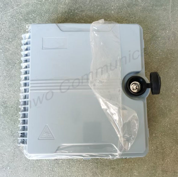 24 Ports 12 Core Fiber Optic Termination Box SC Outdoor Cable Distribution Box