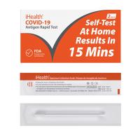 IHealth écouvillon à la maison rapide d'immersion de FDA de 15 de minutes 19 d'essai rapide clair kits d'essai