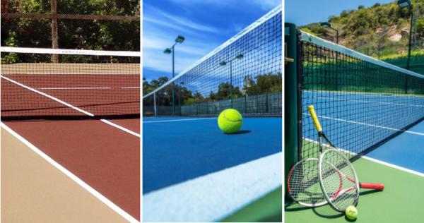 Anti Corrosion Waterproof Acrylic Tennis Court Color Customized