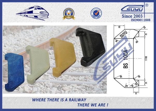 Peças de fechamento materiais reforçadas do trilho de placa do guia do trilho do PA 66 do nylon do Virgin