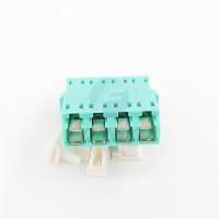 Conector de anteparo Shuttered quadrilátero do Lc do adaptador do cabo de fibra ótica OM3 para CATV