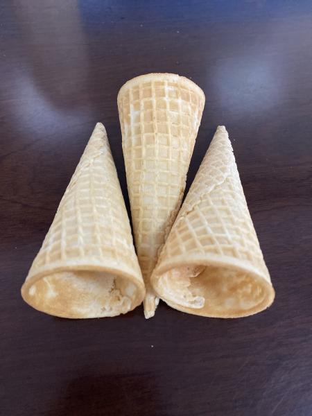 Máquina de aço inoxidável do cone de gelado do PLC 10kg/H
