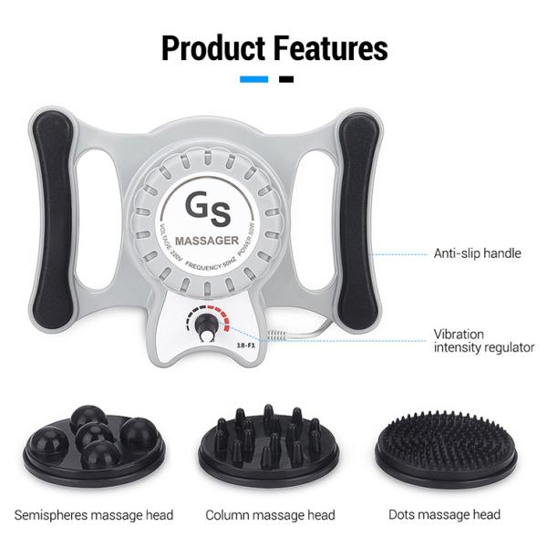 2024 Home Use G8 Body Slimming Massager 3 Different Massage Head Vibration G5 Body Shaping Machine JF628