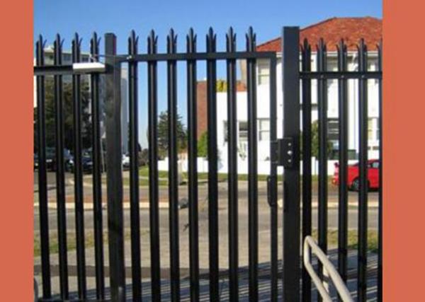 Swimming Pools Rail Steel Palisade Fencing Guard Decoration With Powder Coating
