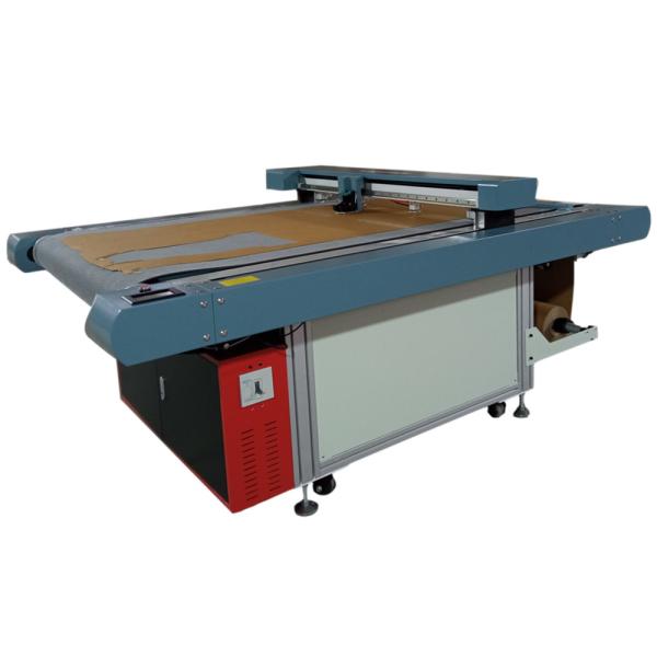 Labor Saving Inkjet Flatbed Cutting Plotter with Automatic Roller and HP45 Ink Type
