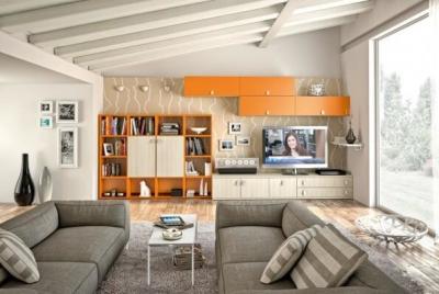 Multifunctional Home Interior Design TV Unit Beautiful Appearance Easy Assemble