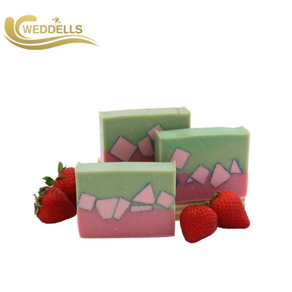 Fruit Flavor Natural Bar Soap For Face With Certified Organic Vegetable Oils