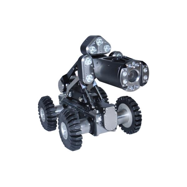 Convenient Robotic Crawler Pipe Inspection System , Pipe Inspection Crawler