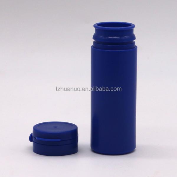 Tipo de sellado de arranque Botella de plástico PE congelada de 50 ml para almacenamiento de cápsulas de píldoras de suplemento
