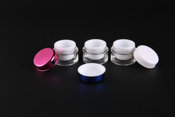 Presente que empacota 5ml PMMA Mini Cosmetic Containers/frascos cosméticos vazios