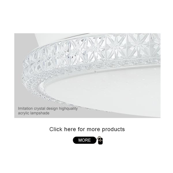 Moderno 42 polegadas 220V 50Hz Led ventilador de teto sem lâmina para quarto