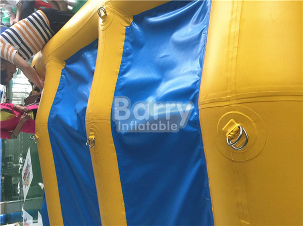 Yellow Inflatable Banana Boat PVC Tarpaulin Water Toys For Water Park