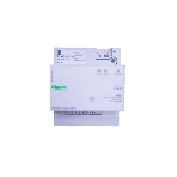 MTN683901 Schneide Emergency Power Supply Light Grey Backup Power for KNX Systems