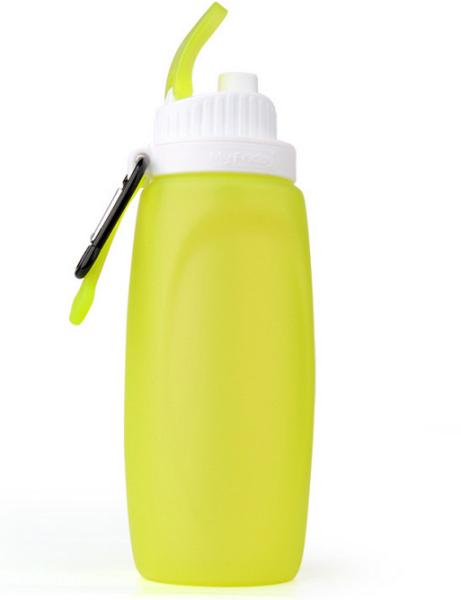 Unbreakable Silicone Water Bottle 320ml Impact Resistance Phthalate Free For Sports Drinking