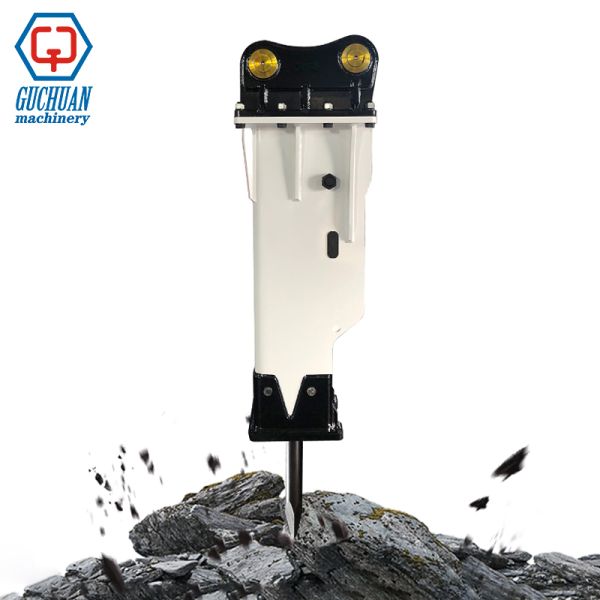 Guchuan SB81 / GCB220 1978KG Box Type OEM Hydraulic Hammer for 18-26 Ton Excavator With 140mm Chisel