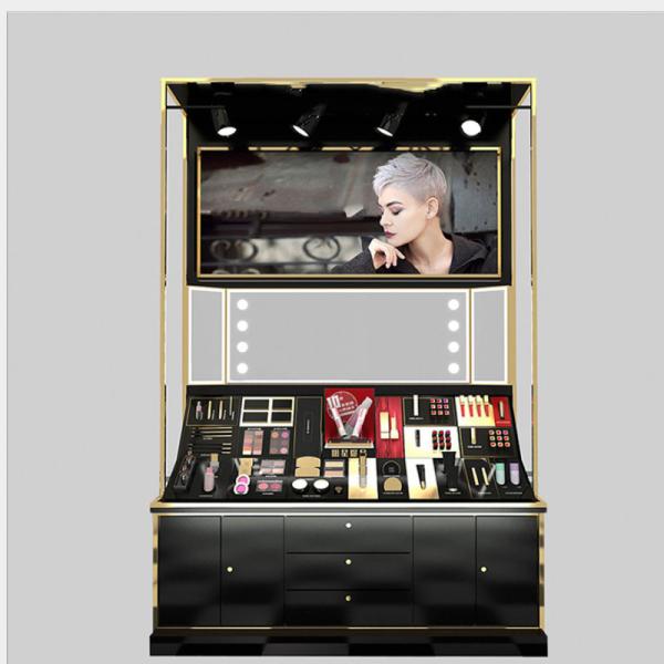 Double-sided Light Duty Cosmetic Store Display Shelves for Shop Counter Design