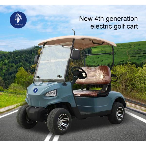 Electric Vehicle 2-Seat Golf Cart with Long Range 4-Wheel Drive and Lithium Battery