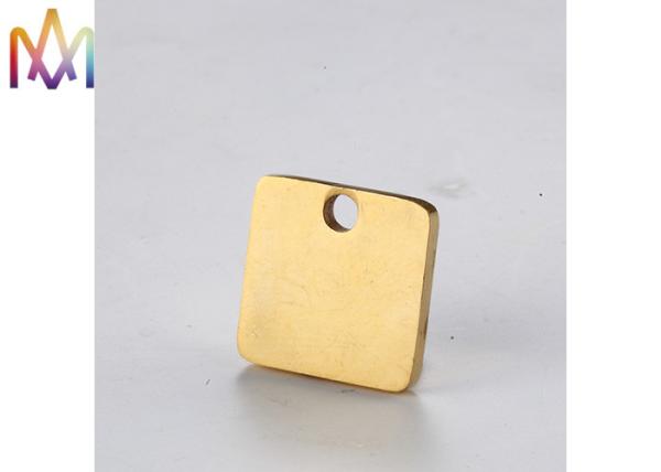 OEM ODM 304SS Square Creative Tag Pendant For Unisex
