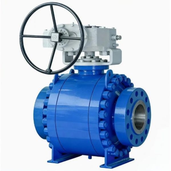 HOT API Standard Carbon Steel WCB 3-Piece Trunnion Mounted Ball Valve Flange Connection High Temperature Gas Use Industrial
