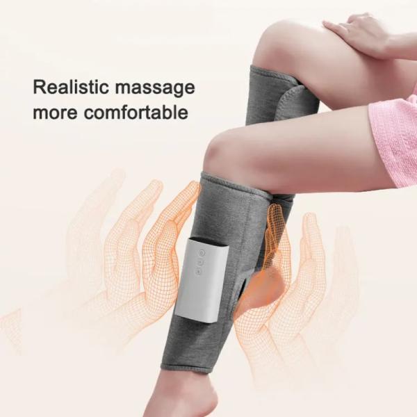 Wireless Air Compression Leg Massager Pressotherapy Electric Vibration Knee And Leg Massager