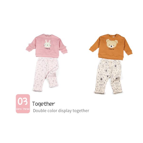 Seasonal Style Baby Girls' Clothing Sets for 1 Year Top and Pants Winter Arrival