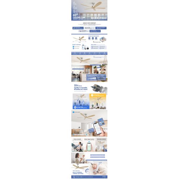 Дистанционное управление потолочного вентилятора лезвия живущей комнаты большое деревянное без света