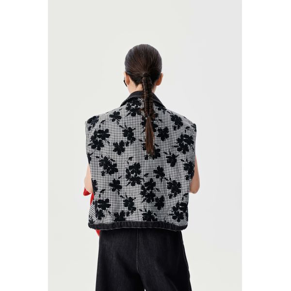 Autumn/winter New Arrival Patchwork Embroidered Denim Set