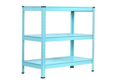 Multi Level CE Steel Freestanding Shelving Unit 0.7mm 3 Tier Metal Shelf