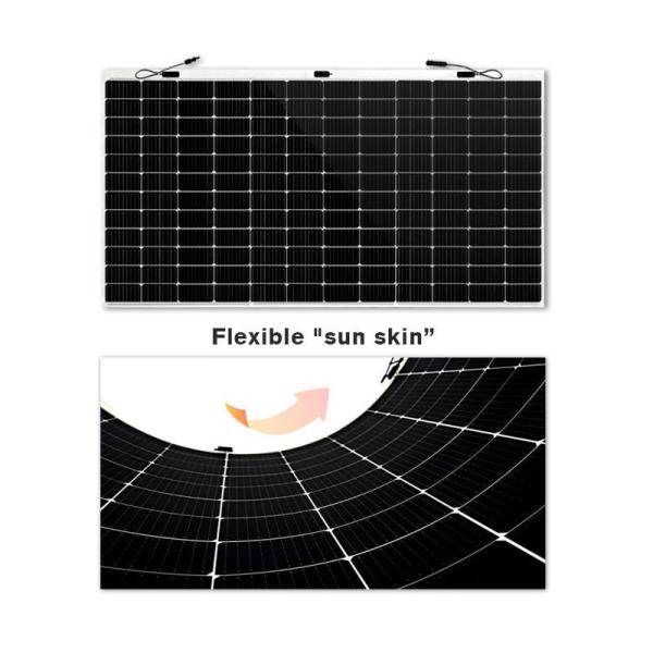 Painéis solares flexíveis de 2054*1080*2mm com potência máxima de 430W
