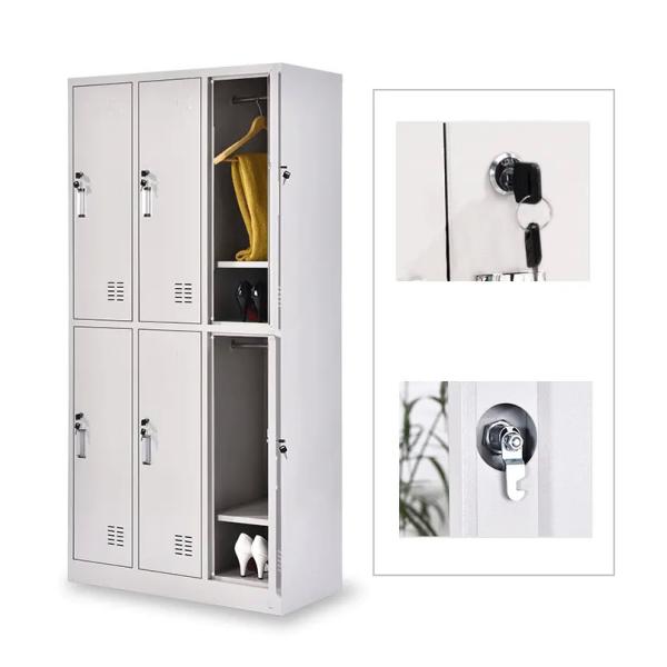 Шкафчик Almirah офиса шкафа хранения металла шкафчика двери D450mm SPCC 6 стальной