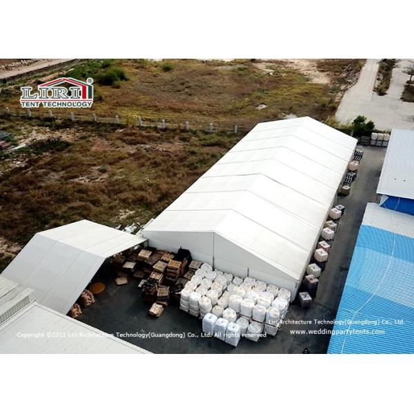 20m Width Industrial Warehouse Tent With Translucent Sidewall Natural Light Inside