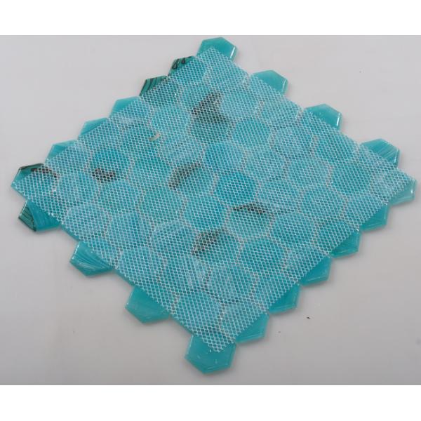 Latest Glossy Mosaic Tile with Hexagon Shape