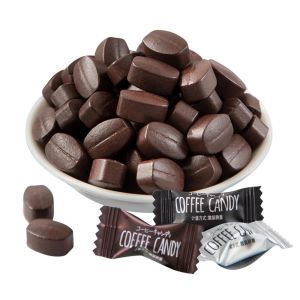 Bulk Mixed Coffee Flavor Pressed Tablet Candy Office Snacks Coffee Bean Candies