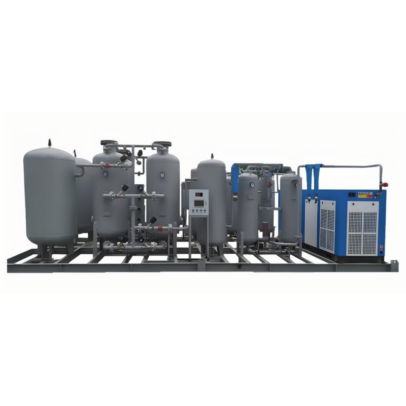 Custom Dimension PSA Nitrogen Generator 97~99.99% Purity With Air Compressor
