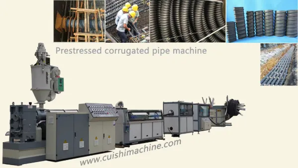Full Automatic HDPE Carbon Spiral Corrugated Pipe Production Line with Precise Winding and High Speed Coiling System