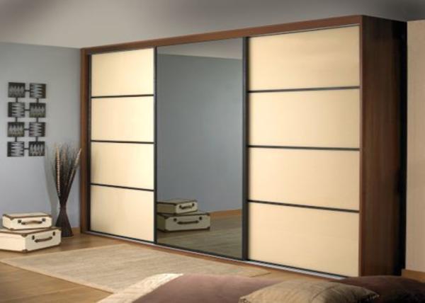 PRIMA Home Bedroom Closets And Wardrobes Hinged Door With Mirror , 600mm Deep