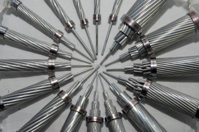 ASTM B232 Bare ACSR Conductor Sparrow Sparate For Power Station , Construction