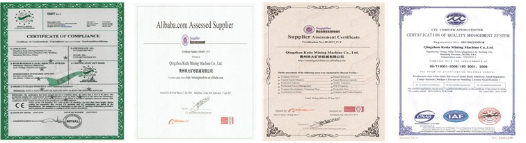 Mini Gold Dredger 8HP Power 3600r/m Rotate Speed for Gold Mining