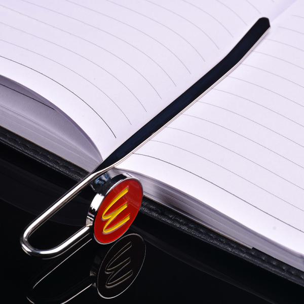 Customized school metal bookmark graduation paint bookmark clip logo McDonald's business gift creative bookmark set