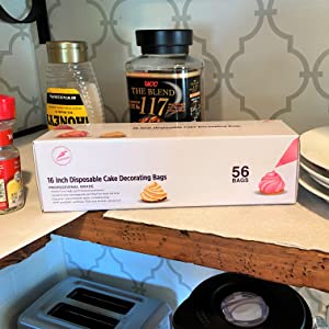 Biodegradable Pastry Piping Bags, Cake Decorating Bags, Baking Cookies Candy Supplies Kits,  Icing Bags