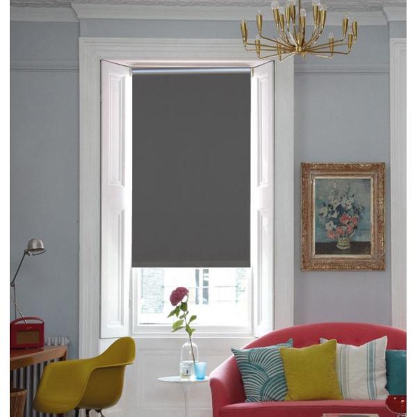 Plain Fabric Blackout Roller Blinds Translucent